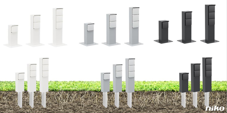 niko ground pin for hydro garden pole