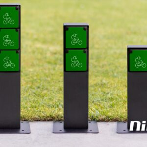 niko poles with bike chargers