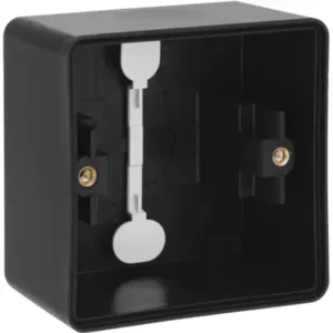 hydro opbouwbak 1 voudig soepele ingang zwart 761