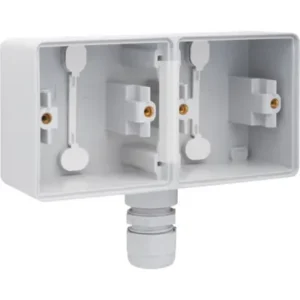 hydro opbouwbak 2 voudig horizontaal met 1x m20 in (1)