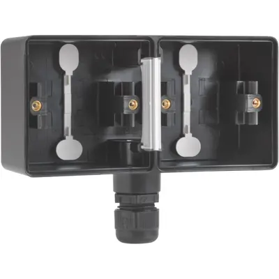 hydro opbouwbak 2 voudig horizontaal met 1x m20 in (2)