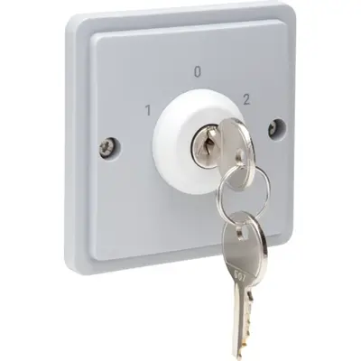 hydro sleutelschakelaar 10a met schroefklemmen gri