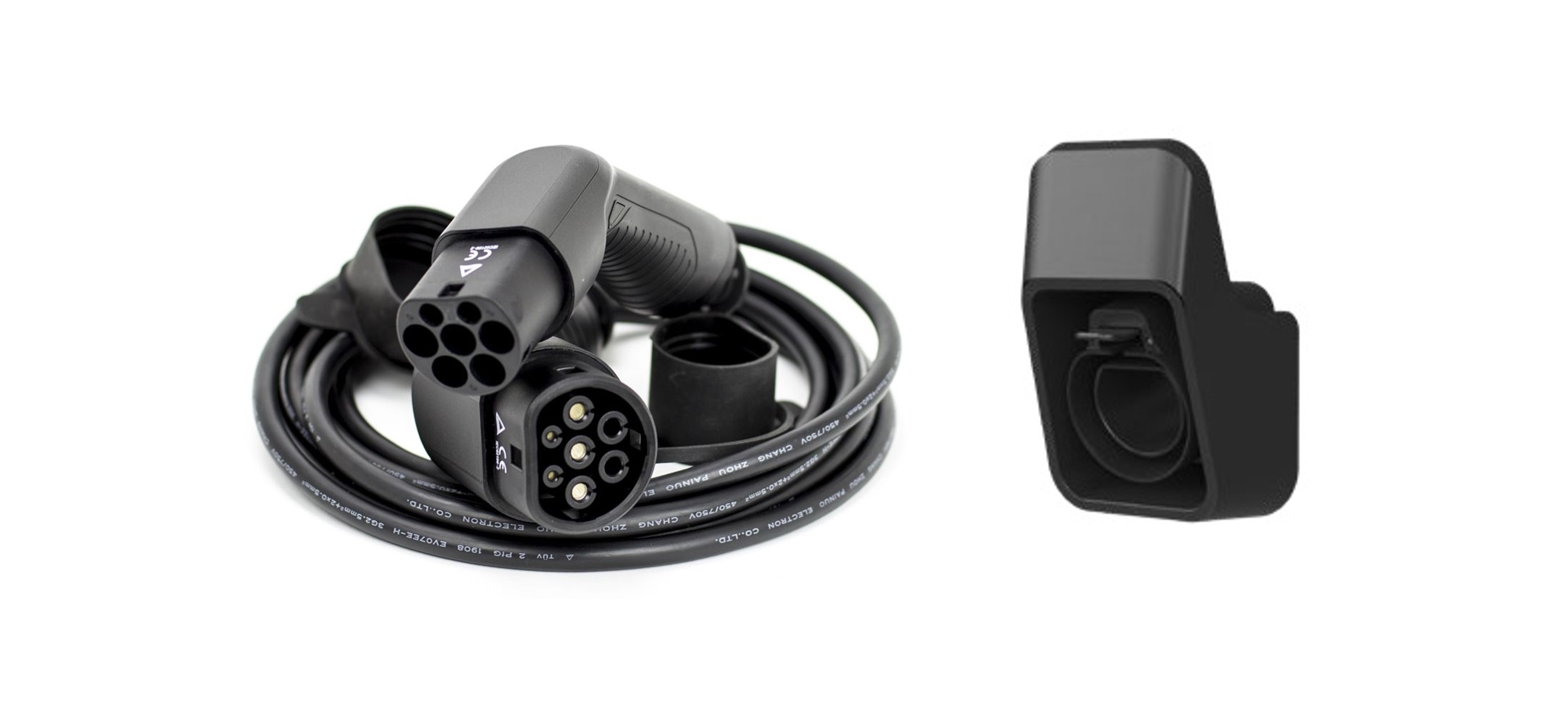 rolec evpp0710 evpp0730 bundel 32a 3 fase type 2 naar type 2 laadkabel met holster